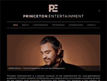 Tablet Screenshot of princetonentertainment.com